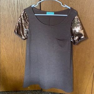Sequin tee